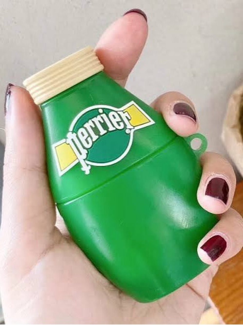 Perrier Green Bottle Silicone Phone Case - Protective Fit